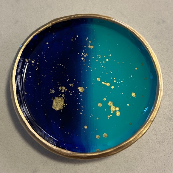 Other - One of a kind custom-made plate can be used for jewellery or coaster or wall